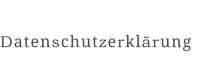 Datenschutzerklärung